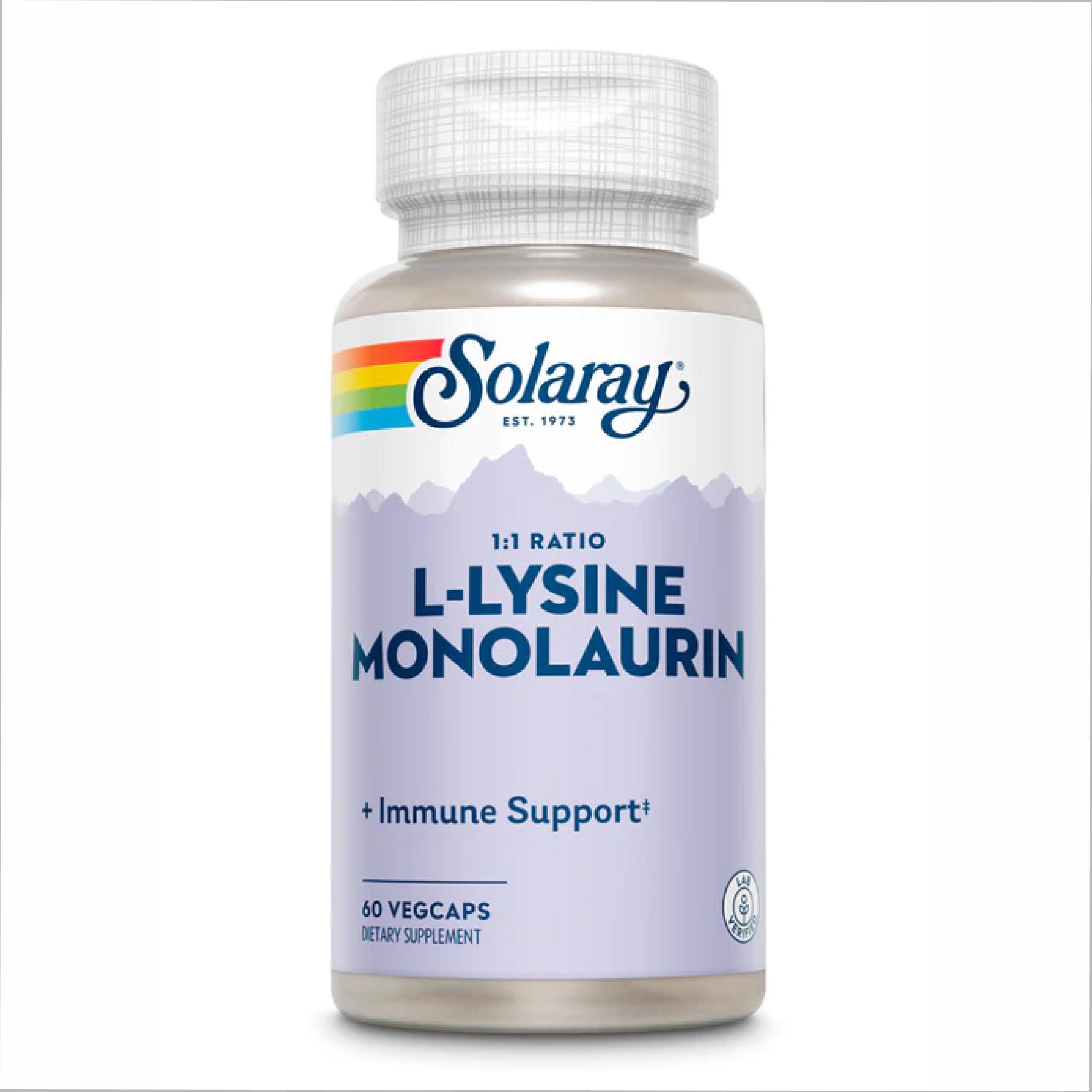 Аминокислота L-Lysine Monolaurin 1:1 60 vcaps (2022-10-1395)