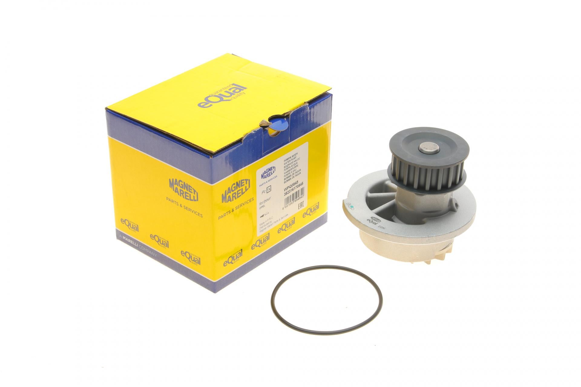 Насос воды MAGNETI MARELLI Opel Astra F/G/Combo/Corsa A/B/Kadett D/E/Vectra A/B 1.4/1.6/i/Si 79-04 352316170845 (25587861)