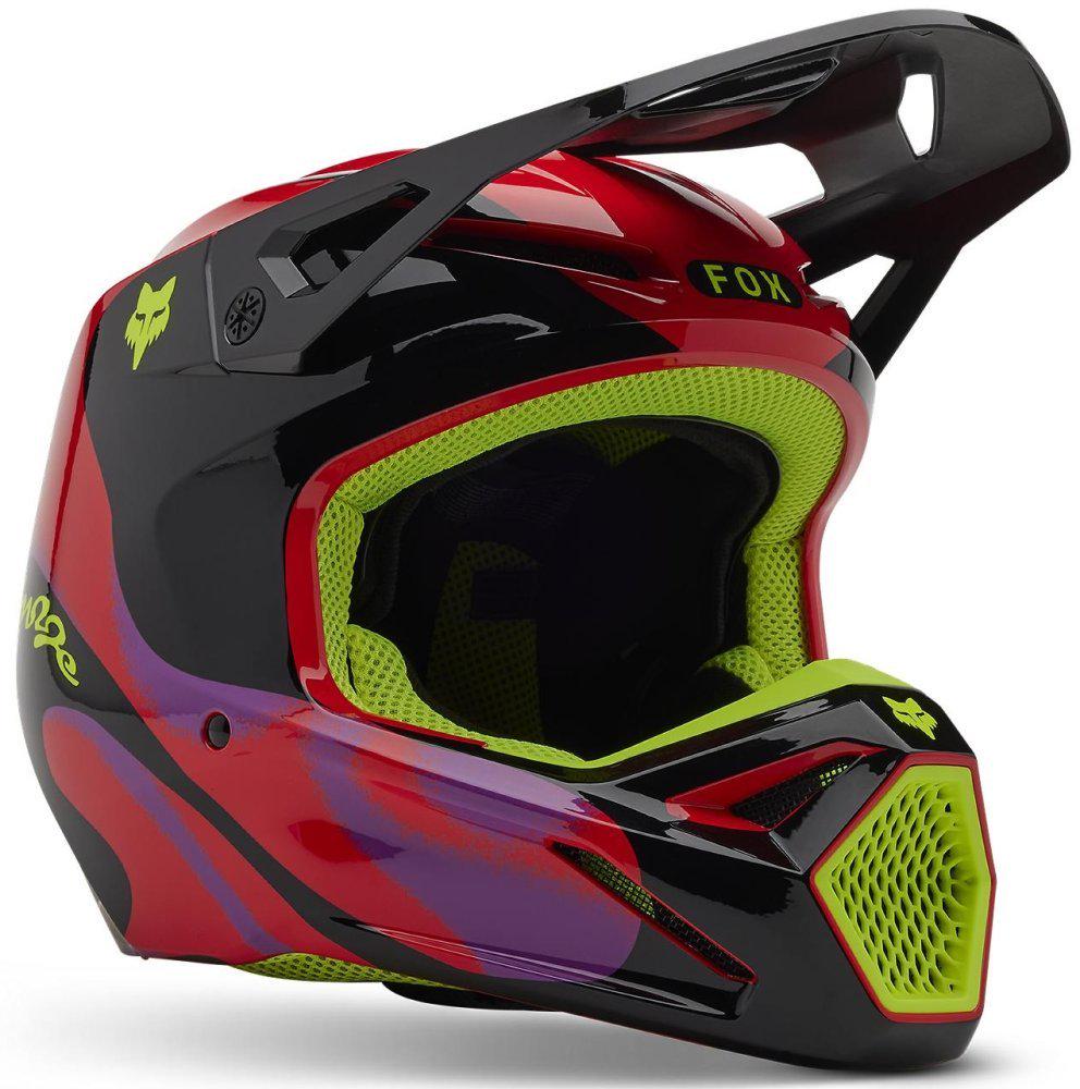 Мотошолом Fox V1 HELMET EMOTION L Flo Red (46276)