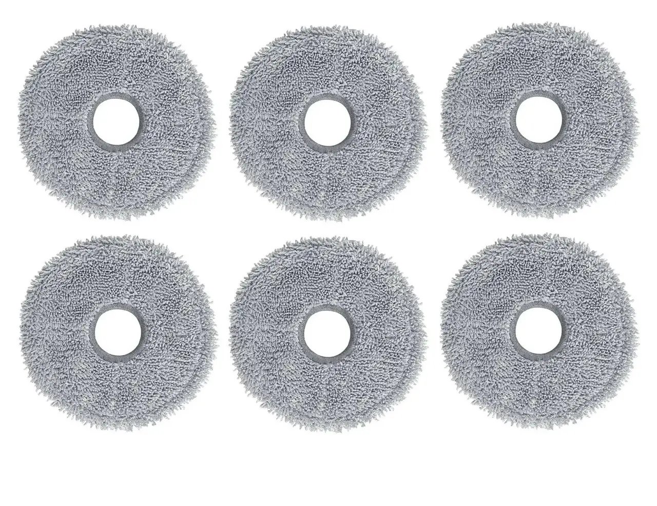 Тряпка-накладка микрофибровая для робот-пылесоса Xiaomi S20+/S20 Plus BHR8158EU/BHR8159EU 6 шт. (129)