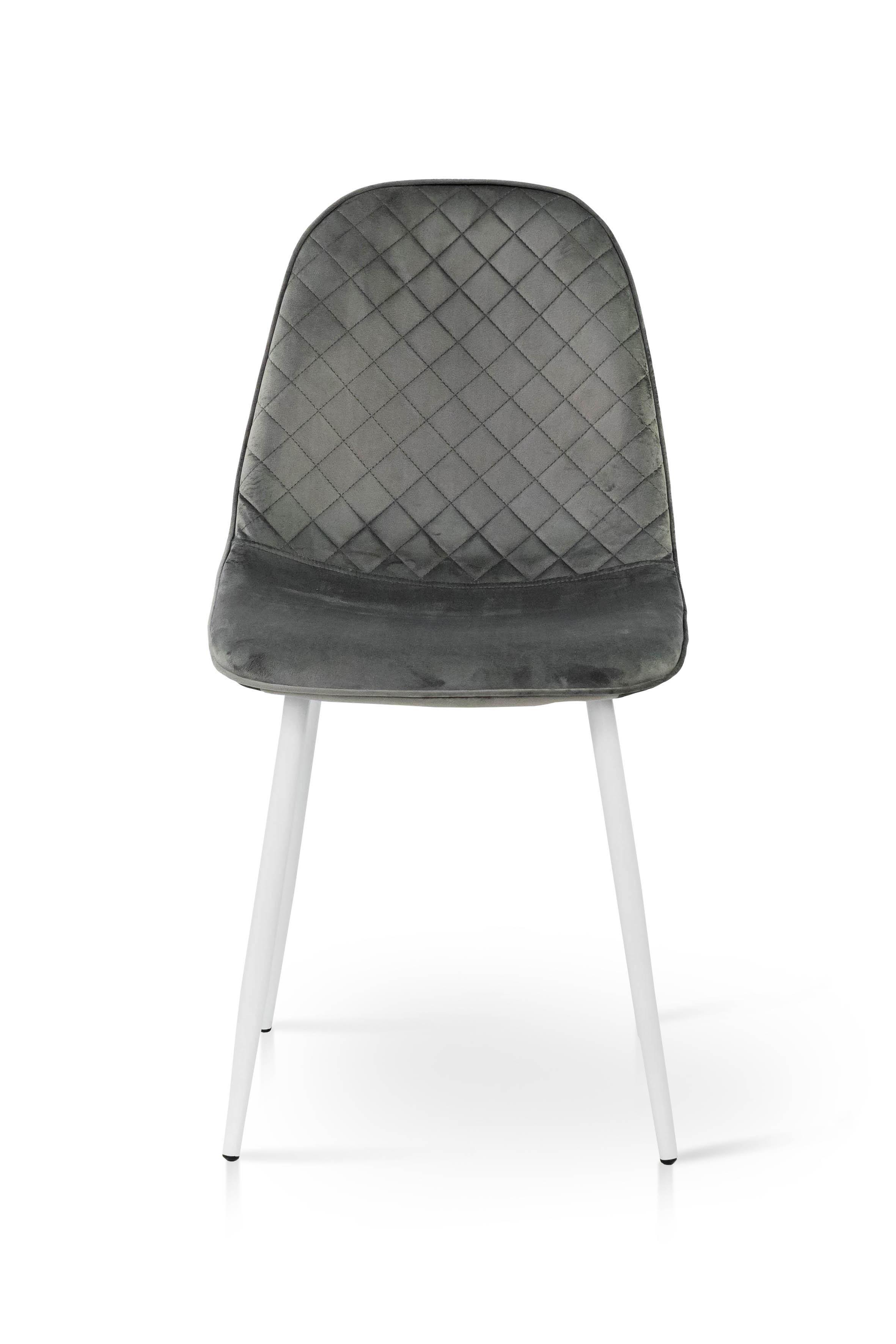 Стілець для кухні та вітальні ГРЕЙС Марс 430х860х490 мм Білий/Сірий (GAА0056398) - фото 9 Стілець для кухні та вітальні ГРЕЙС Марс 430х860х490 мм Білий/Сірий (GAА0056398) - фото 9