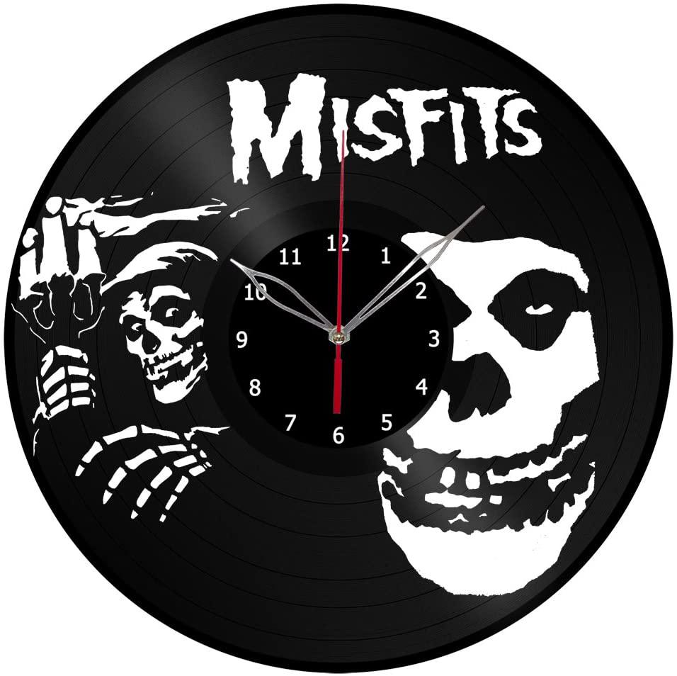 Часы настенные Misfits 2297 из виниловой пластинки