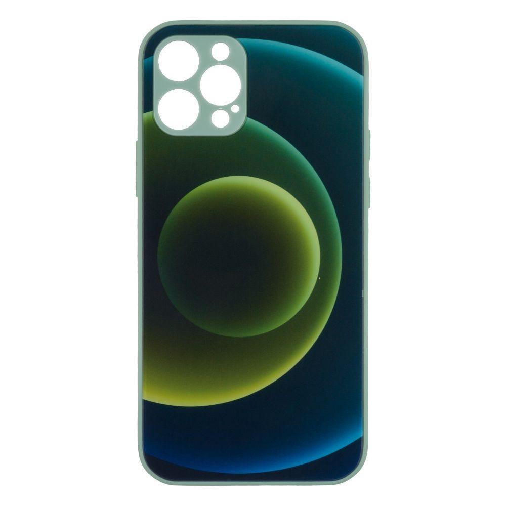 Силиконовый Чехол Накладка Glass TPU Prism Circles для iPhone 12 Pro