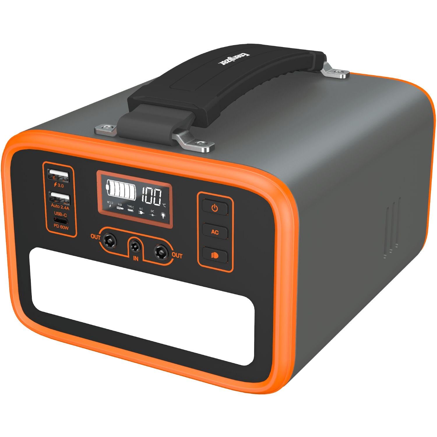 Зарядная станция портативная Energizer PPS240W2 150 Вт с аккумулятором LiFePO4 и быстрой зарядкой Power Delivery до 60 Вт