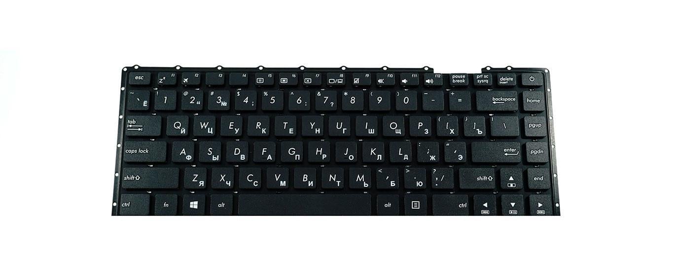 Клавиатура для ноутбука Asus R419 R419UR матовая (0KNB0-410PRU00)