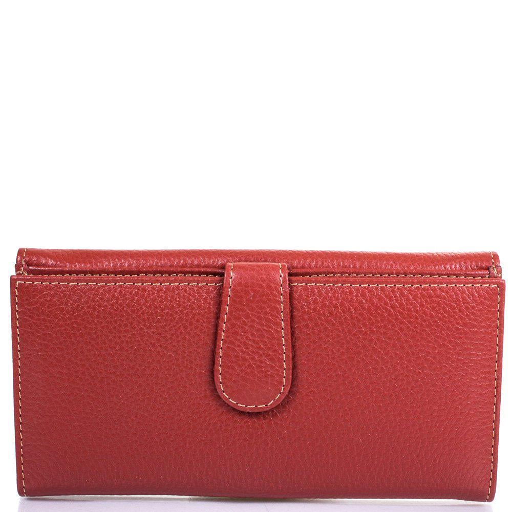 Кошелек женский кожаный CANPELLINI 8900 Красно-оранжевый - фото 3
