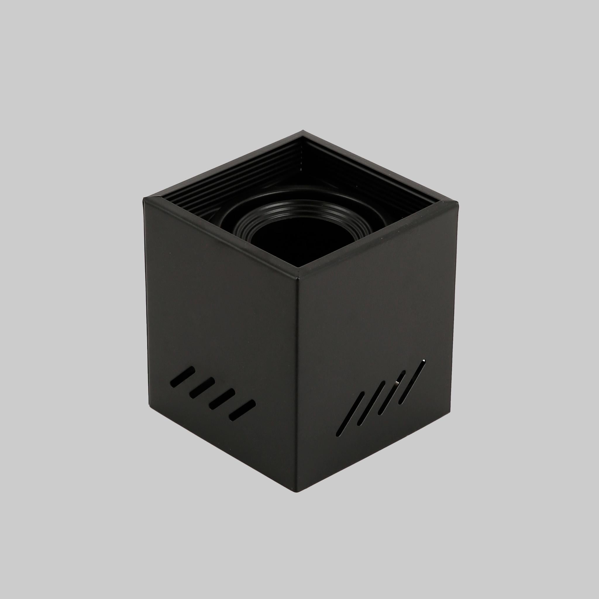Светильник Cube накладной 10 см Черный