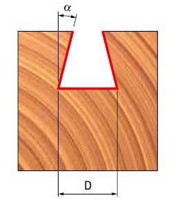 Фреза концевая Freud 22-10508P D15,8 h22,2 H54,2 (22-10508P) - фото 2
