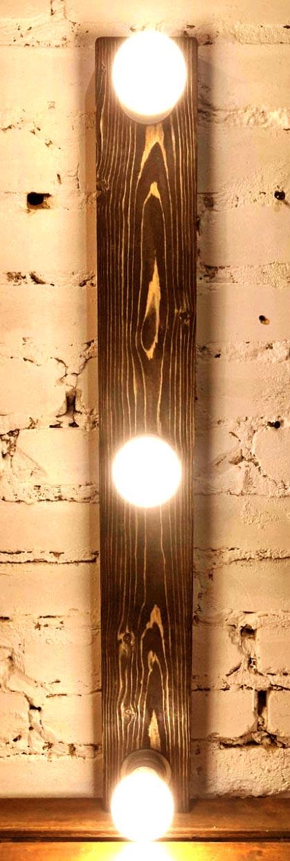 Светильник настенный из дерева Декейтер Капучино (БРА-000809)