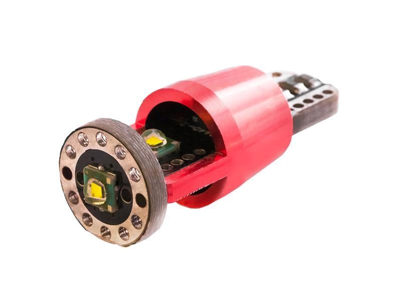 Автолампа светодиодная T10 W5W с обманкой 12 В CREE-3led Белый (3310)