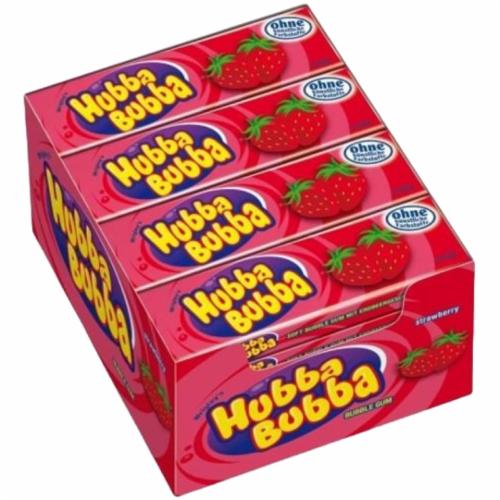 Жевательная резинка Hubba Bubba Клубника 20 шт.