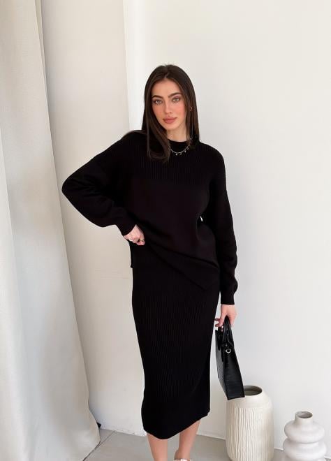Спідниця в'язана Katrin S/M Чорний (33034) - фото 5 Спідниця в'язана Katrin S/M Чорний (33034) - фото 5