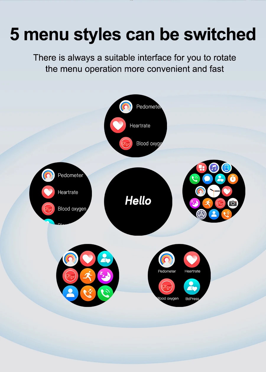 Смарт-годинник Lemfo GTS4-Y11 силіконовий ремінець Silver (18607) - фото 3