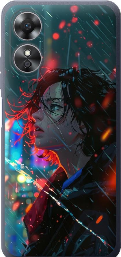 Чехол на Oppo A17 Ночные огни (6096u-2954-42517) Чехол на Oppo A17 Ночные огни (6096u-2954-42517)