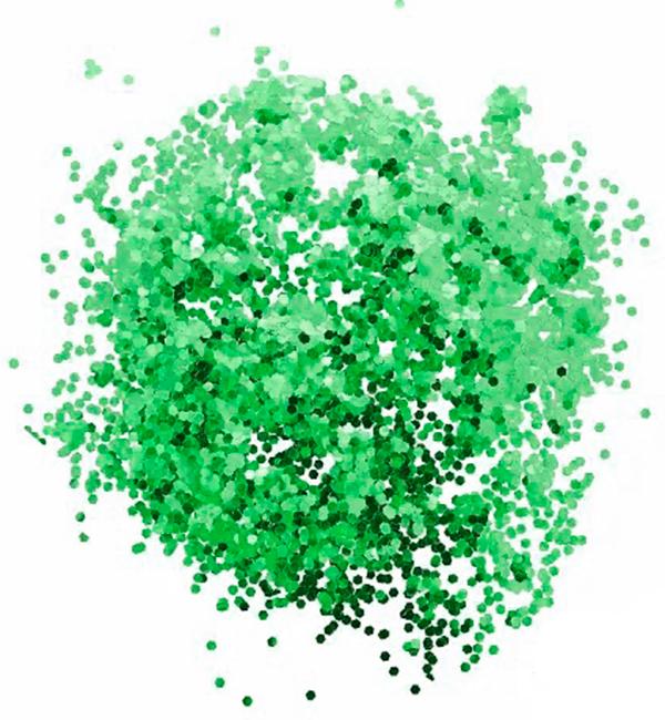 Конфетти чешуйки 50 г 3 мм Зеленый (415487)