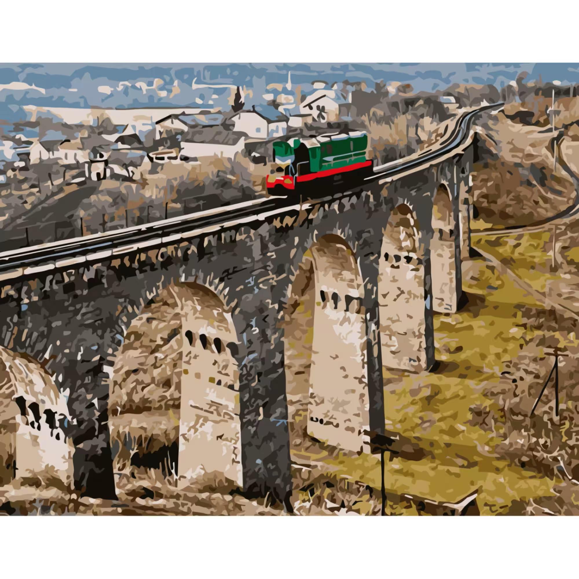 Картина по номерам Strateg Плебановский виадук 30x40 см (SS-6586)