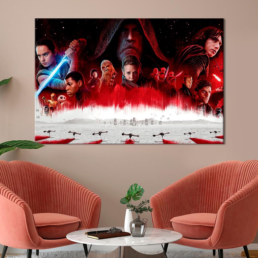 Настенний декор Звёздные войны: Скайуокер. Восход 51x34 см (A9-1)