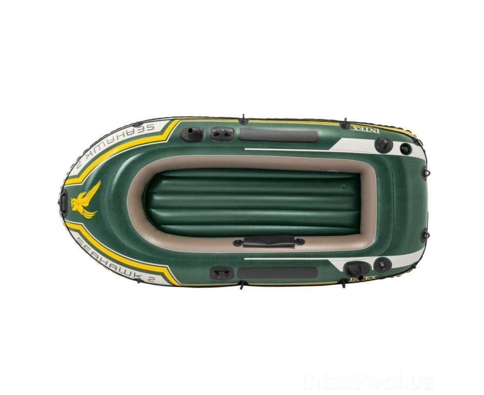 Лодка надувная двухместная Intex Seahawk 2 Set с веслами/насосом 236х114 см (68347) Лодка надувная двухместная Intex Seahawk 2 Set с веслами/насосом 236х114 см (68347)