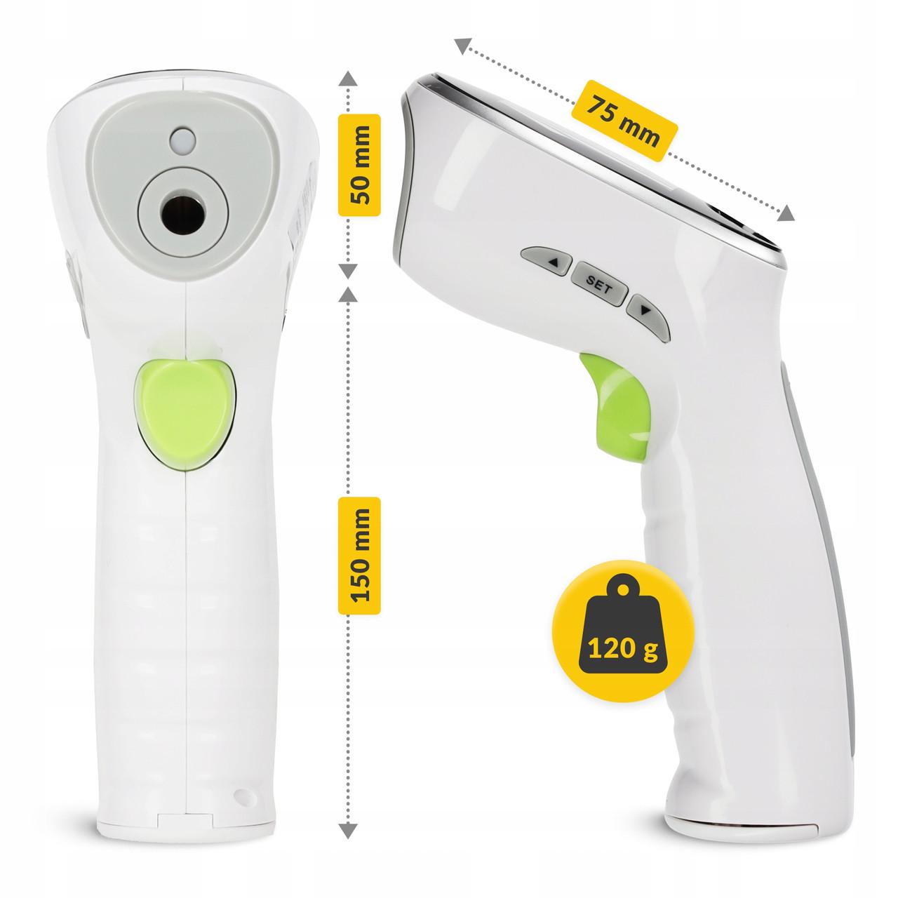 Термометр безконтактний 4fizjo MED+ інфрачервоний (P-5905973402064) - фото 2 Термометр безконтактний 4fizjo MED+ інфрачервоний (P-5905973402064) - фото 2