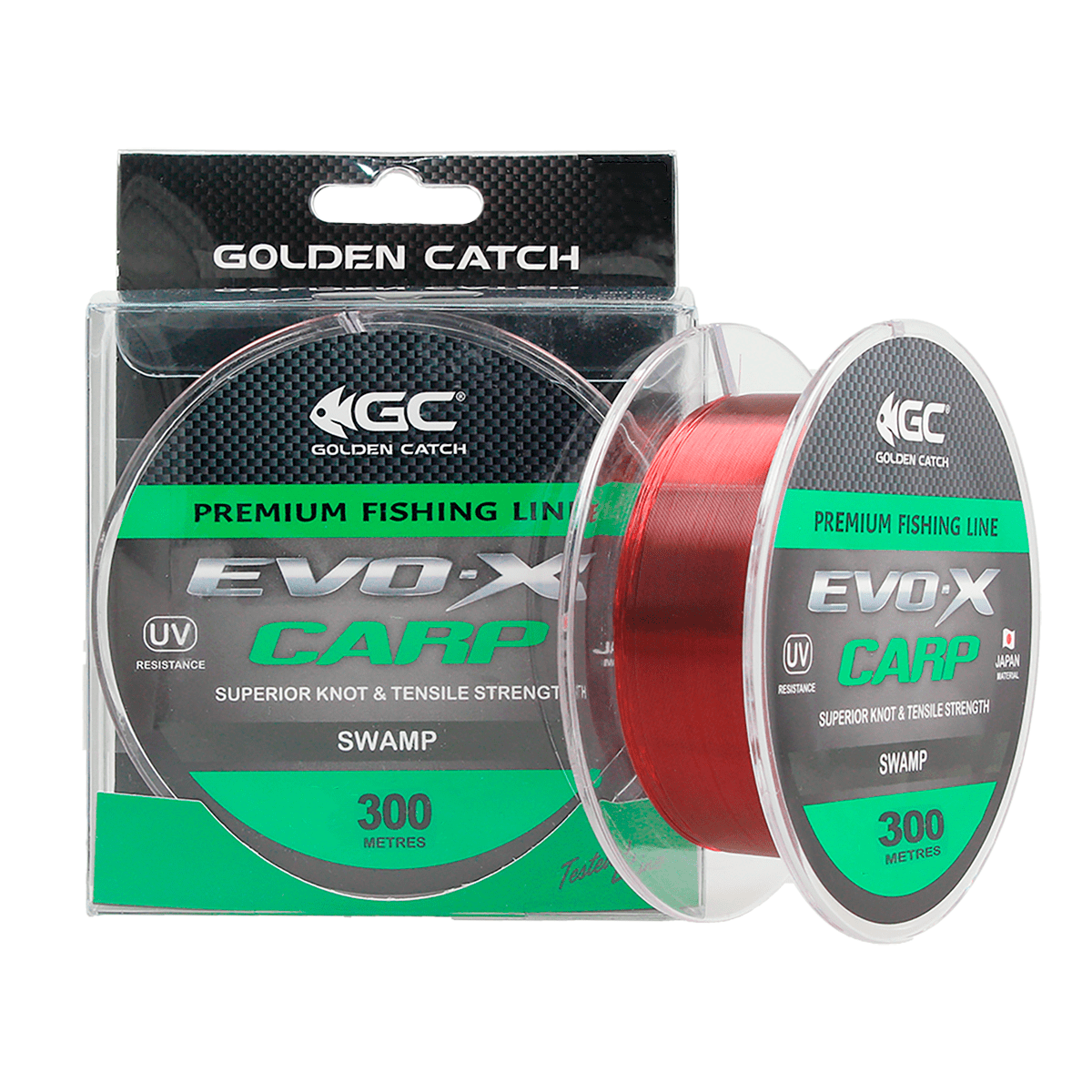 Леска Golden Catch Evo-X Carp 300 м 0,261 мм 6,9 кг Swamp (1861092174) - фото 1