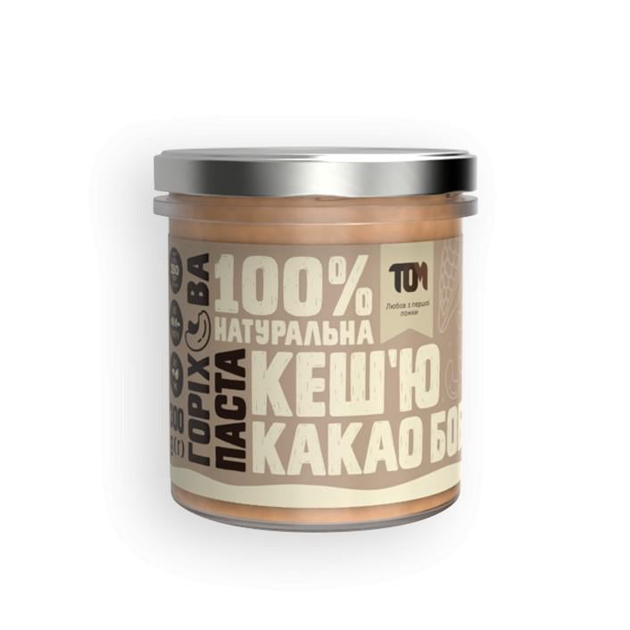 Паста кеш'ю ТОМ з какао бобами 300 г