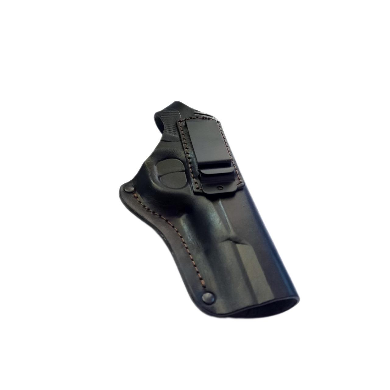 Кобура поясная ТТ формованная с кожаной клипсой Черный (1839054121) - фото 2 Кобура поясная ТТ формованная с кожаной клипсой Черный (1839054121) - фото 2