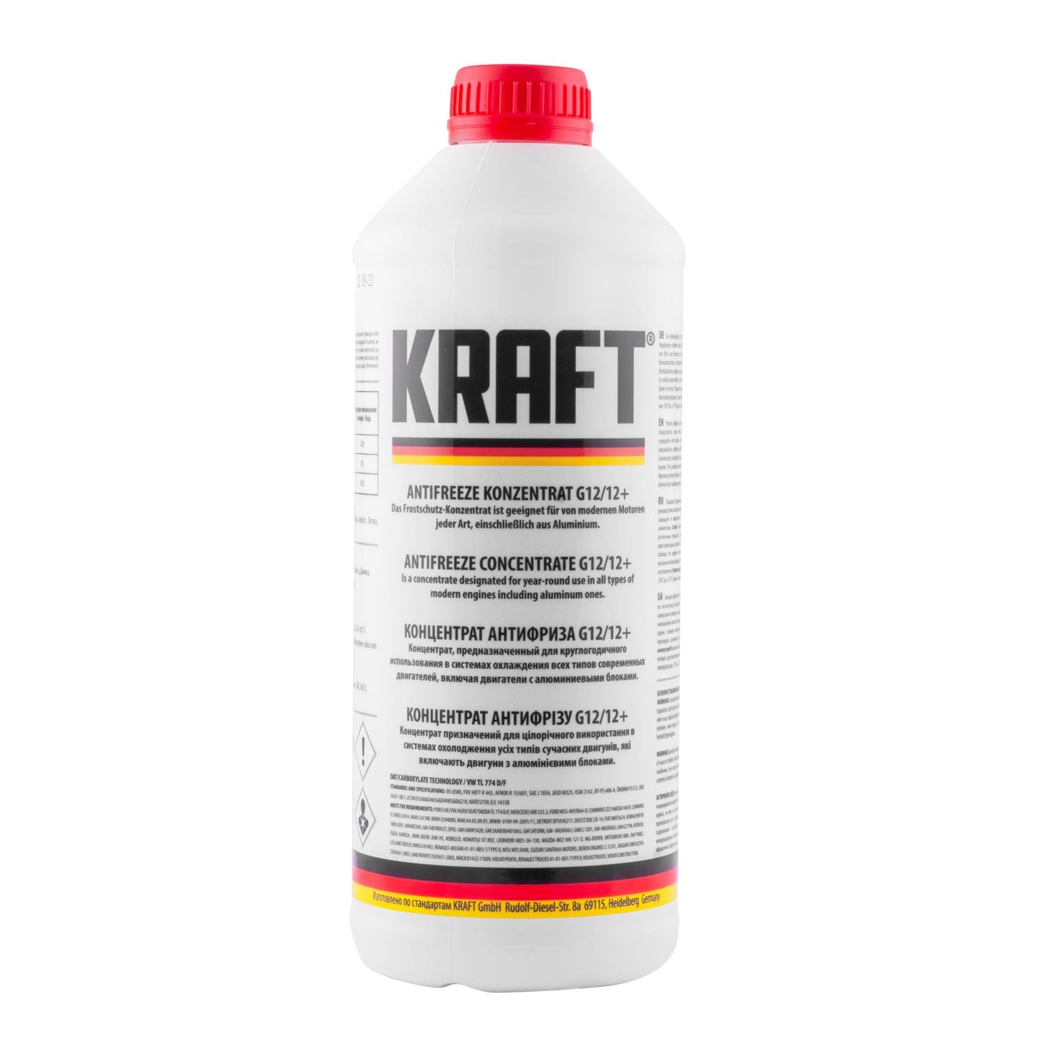 Антифриз концентрат KRAFT KF103 1,5 кг Червоний