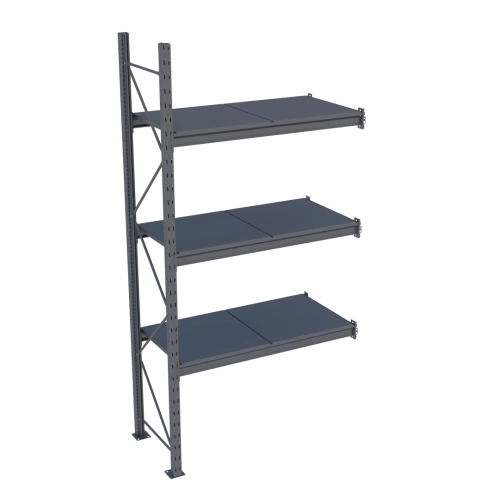 Стеллаж Modern-Expo Mini Rack с металлическими полками приставная секция 3 уровня 2584х1240х615 мм (3-3-33) - фото 1