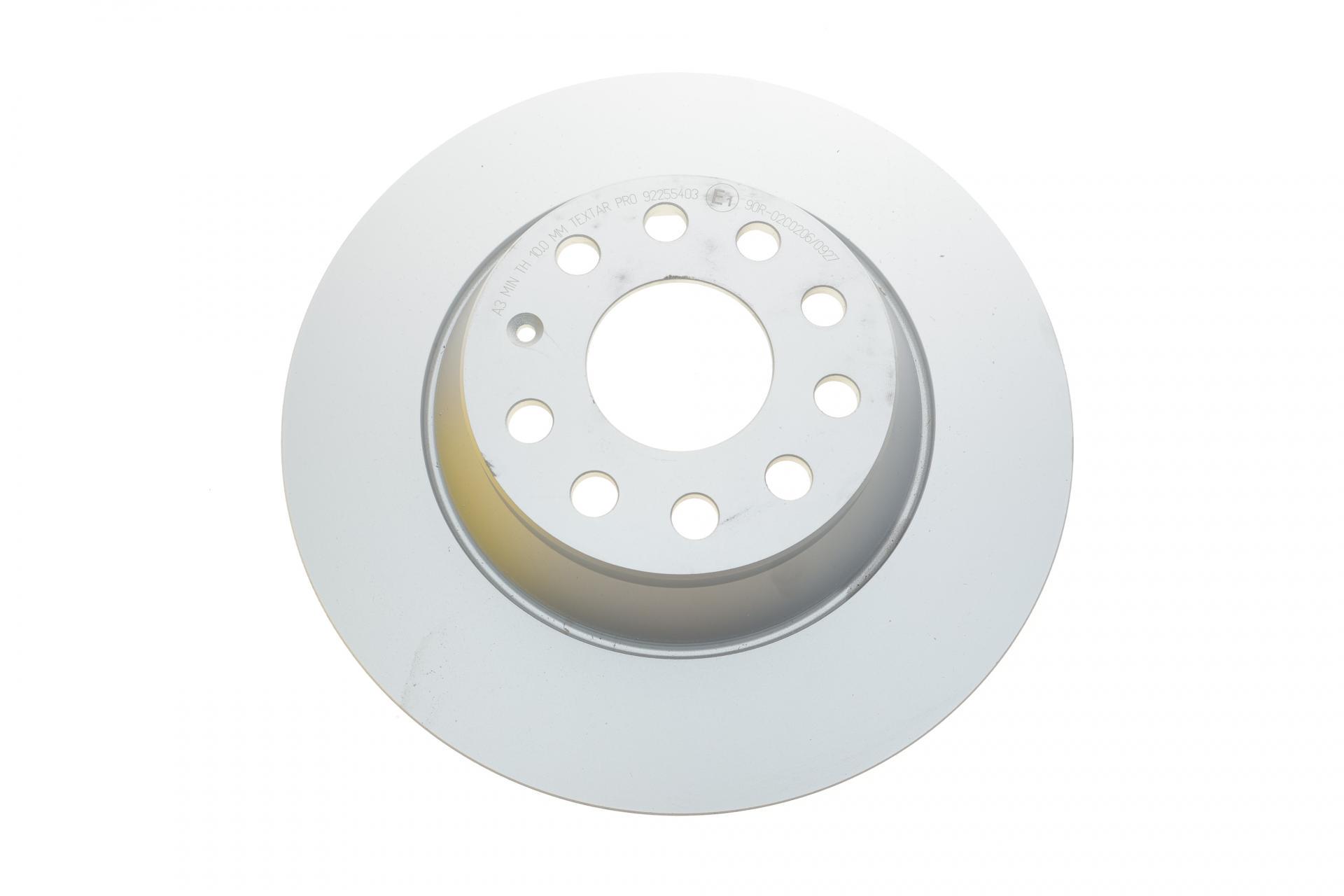 Диск тормозной задний TEXTAR VW Golf VII 12-/Passat 14-300x12 мм PRO (92255403 TEXTAR)