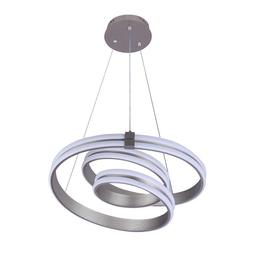 Люстра подвесная светодиодная декоративная кольцо Levistella 78778093 CF Серебристый