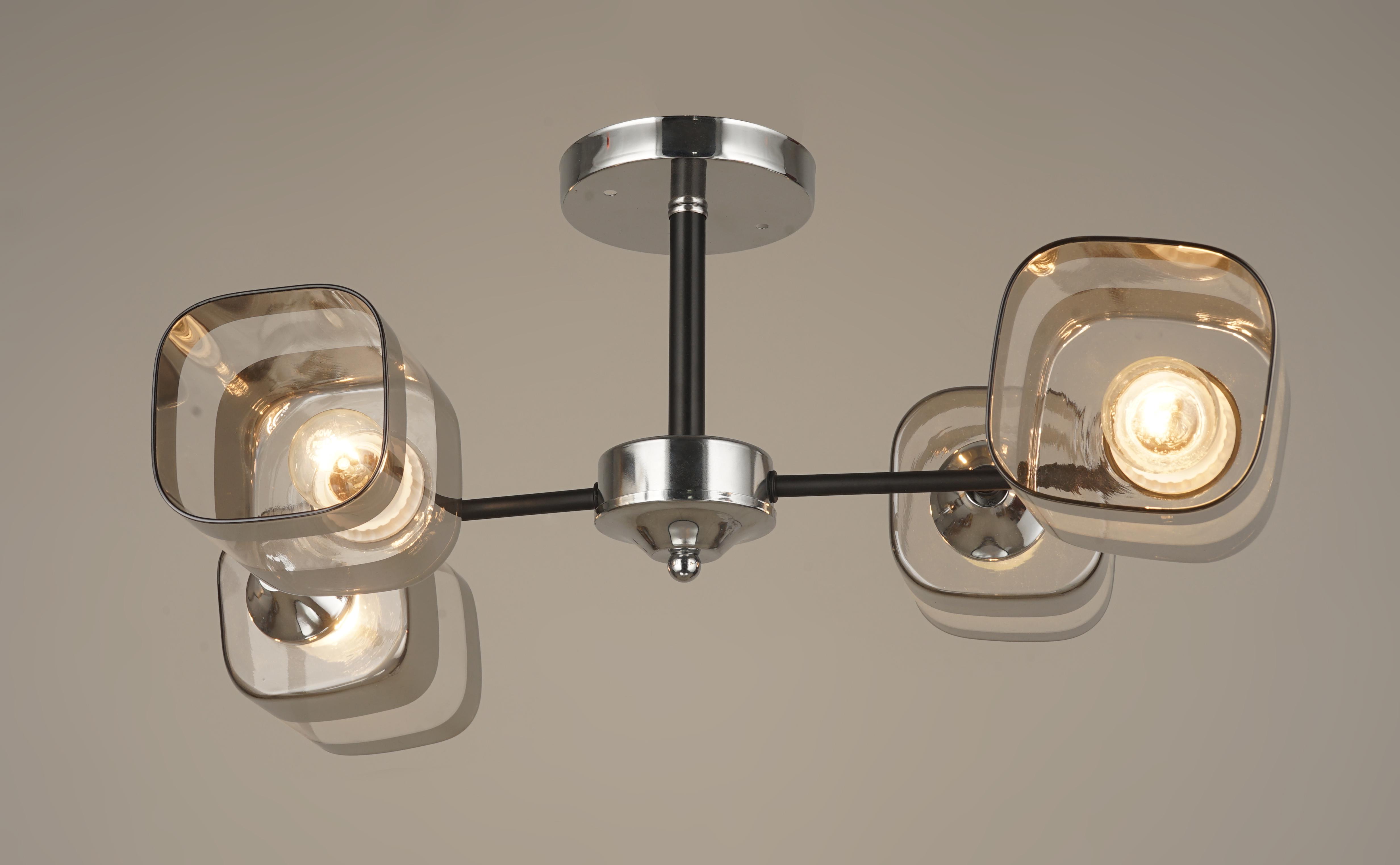 Люстра декоративная Sirius B C1548/4 CH+BK (000040607)