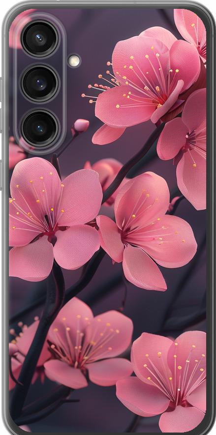 Чехол на Samsung Galaxy S23 FE Пурпурная сакура (6075u-3136-42517) Чехол на Samsung Galaxy S23 FE Пурпурная сакура (6075u-3136-42517)