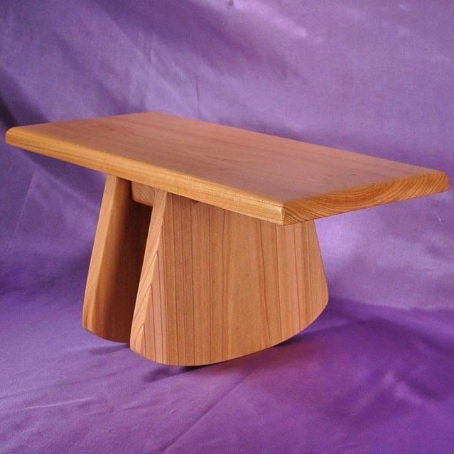 Скамейка для медитации из дерева Асам Сиена (СМЕ-001205)