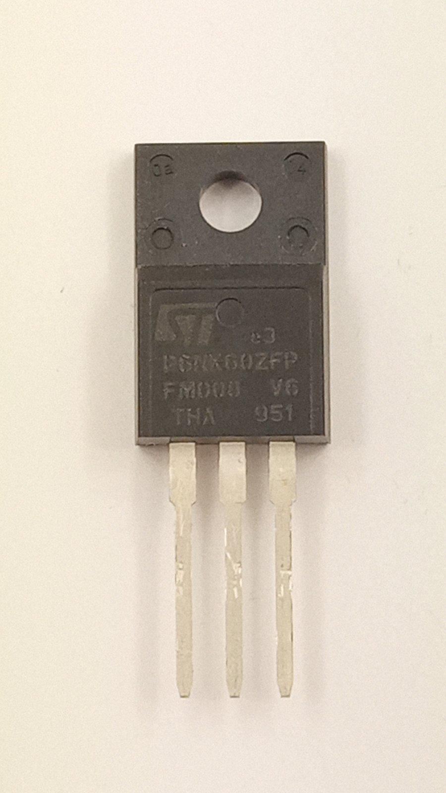 Транзистор 6NK60ZFP 6A 600B TO-220FP (02638)