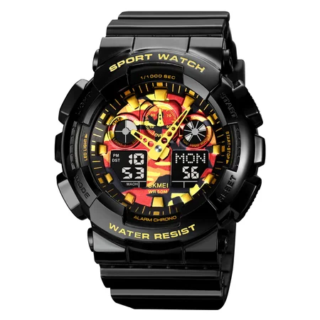 Наручные часы Skmei 1832CMBKGD Black/Gold Camo