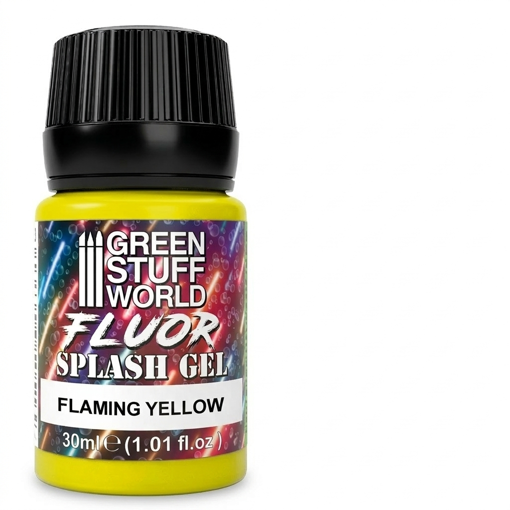 Гель флуоресцентный Green Stuff World 30 мл Flaming Fluor Yellow (3154)