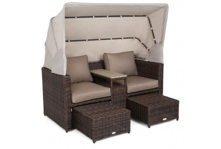 Садовый диван Michigan Home & Garden Коричневый (264490)