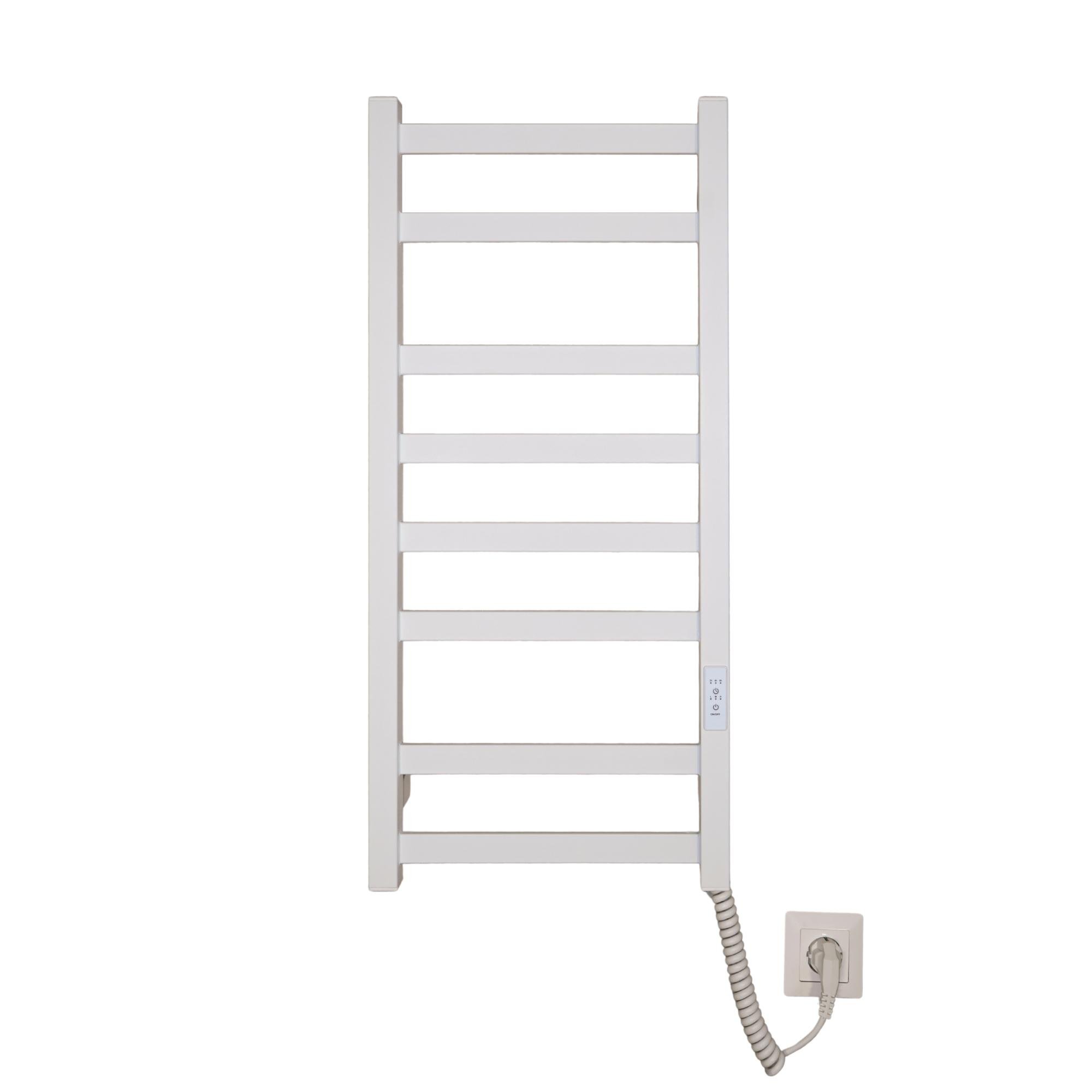 Полотенцосушитель электрический Carino Luca с контроллером 790x370 мм Белый матовый (M7937FWM)
