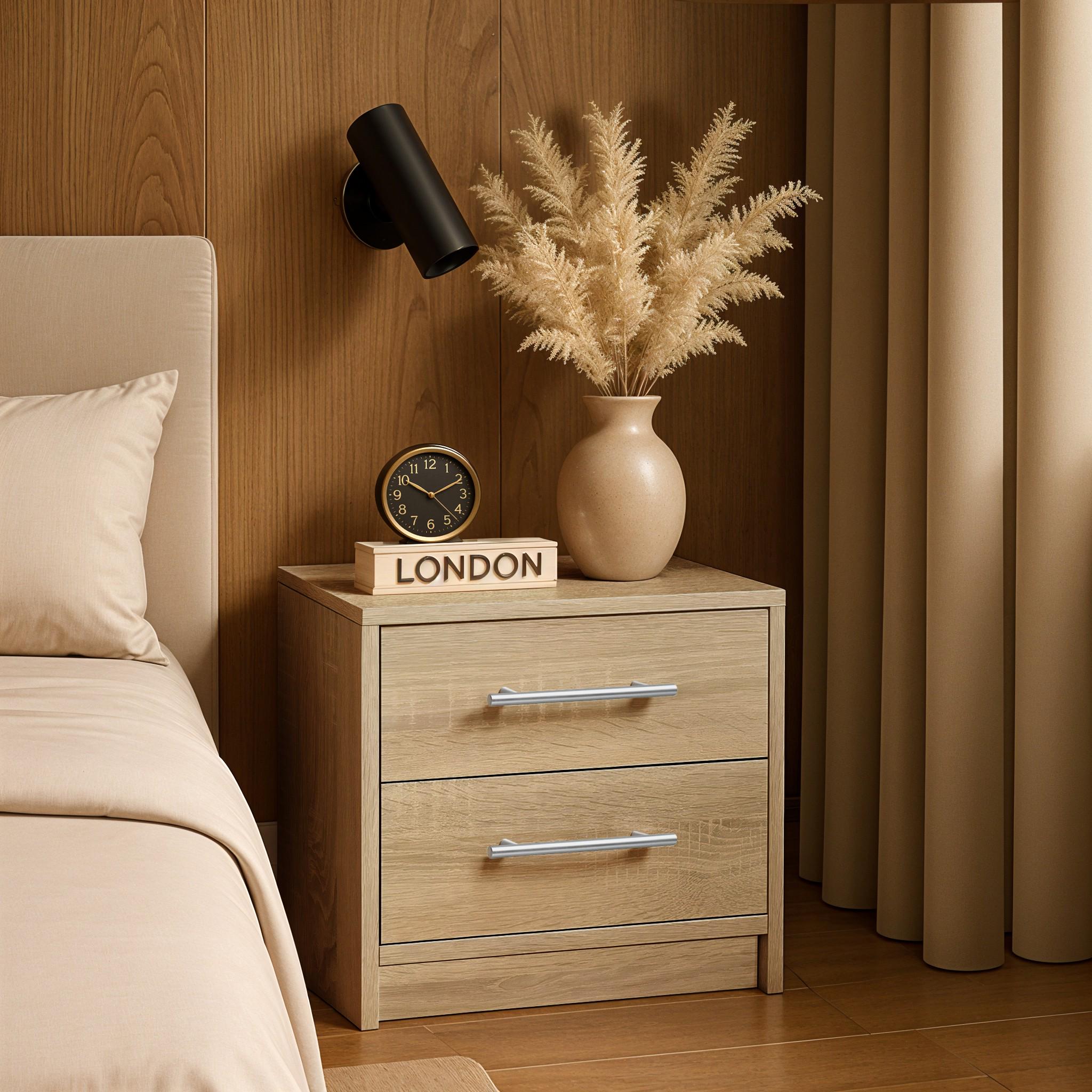 Тумба прикроватная Exclusive 450х350х450 мм Дуб Сонома
