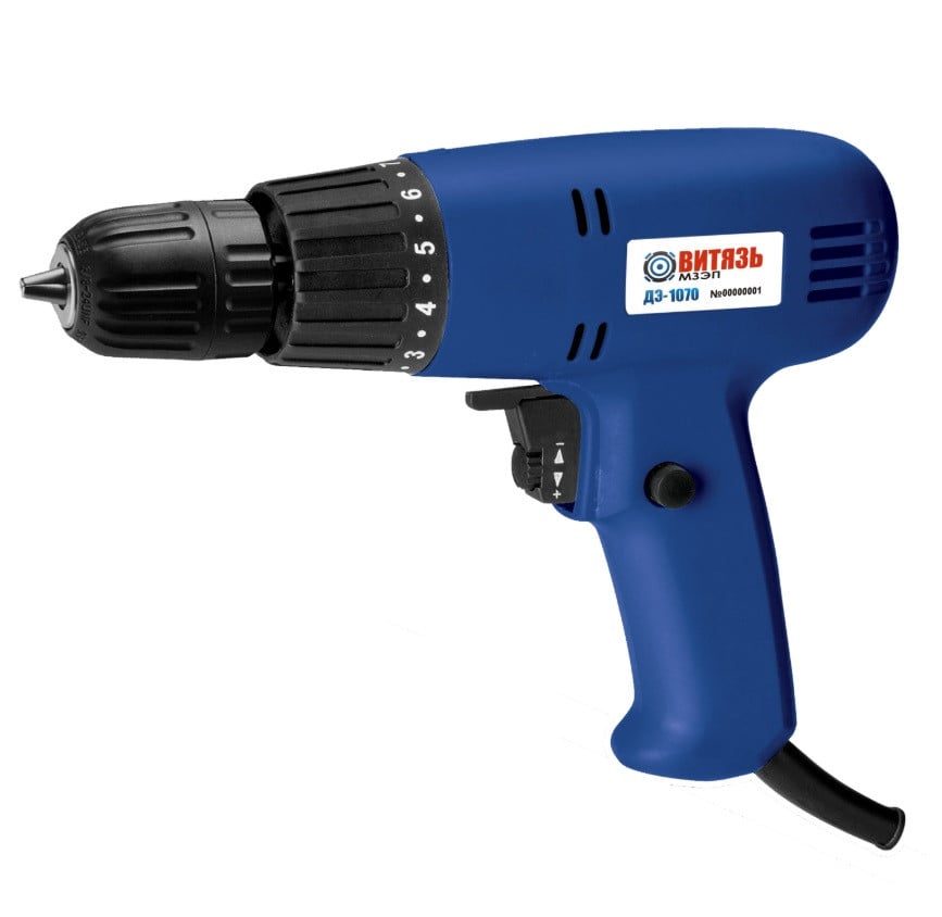 Шуруповерт сетевой Витязь ДЕ-1070