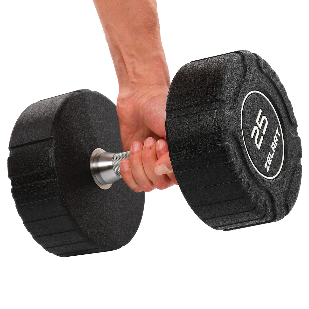 Гантель цільна Zelart TA-3111-25 CPU покриття 25 кг (2532856832) - фото 2