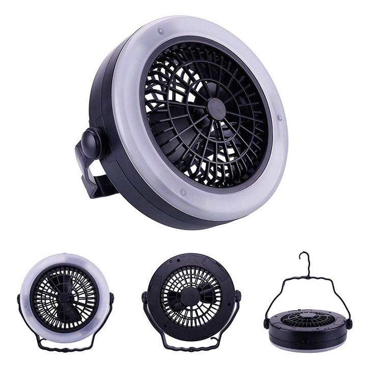 Ліхтар з вентилятором SUNROZ Lightweight для кемпінгу 2в1 Чорний (SUN4584) - фото 2 Ліхтар з вентилятором SUNROZ Lightweight для кемпінгу 2в1 Чорний (SUN4584) - фото 2