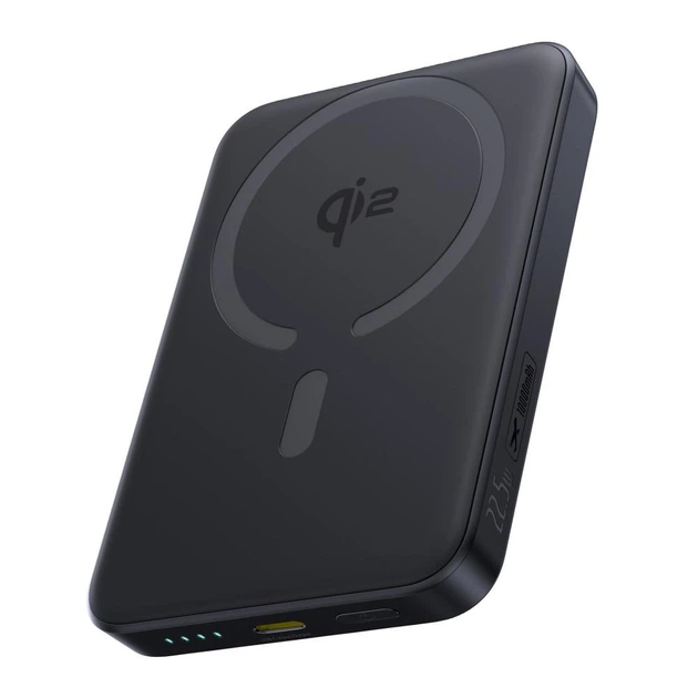 Павербанк BASEUS EnerFill FM12 Qi2 з бездротовою зарядкою 10000 mAh 22,5W Чорний (PGHR4374)