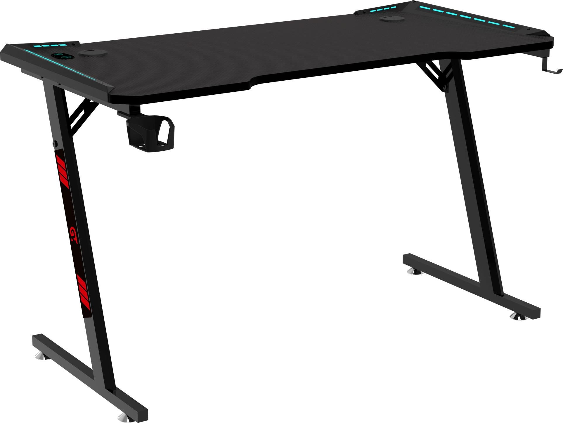 Компьютерный стол GT Racer T-1242 120x60x73 см Black (1610) - фото 6