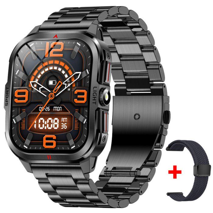 Смарт-годинник UWatch Smart Fanastic Steel Black з ремінцями 2 шт. (2078) - фото 3 Смарт-годинник UWatch Smart Fanastic Steel Black з ремінцями 2 шт. (2078) - фото 3