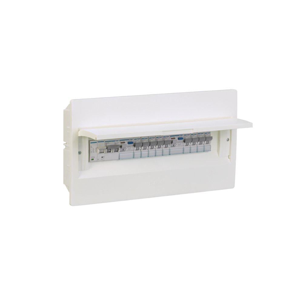 Щит розподільчий врізний Hager COSMOS 18 модулів з дверцятами Білий (28176841)