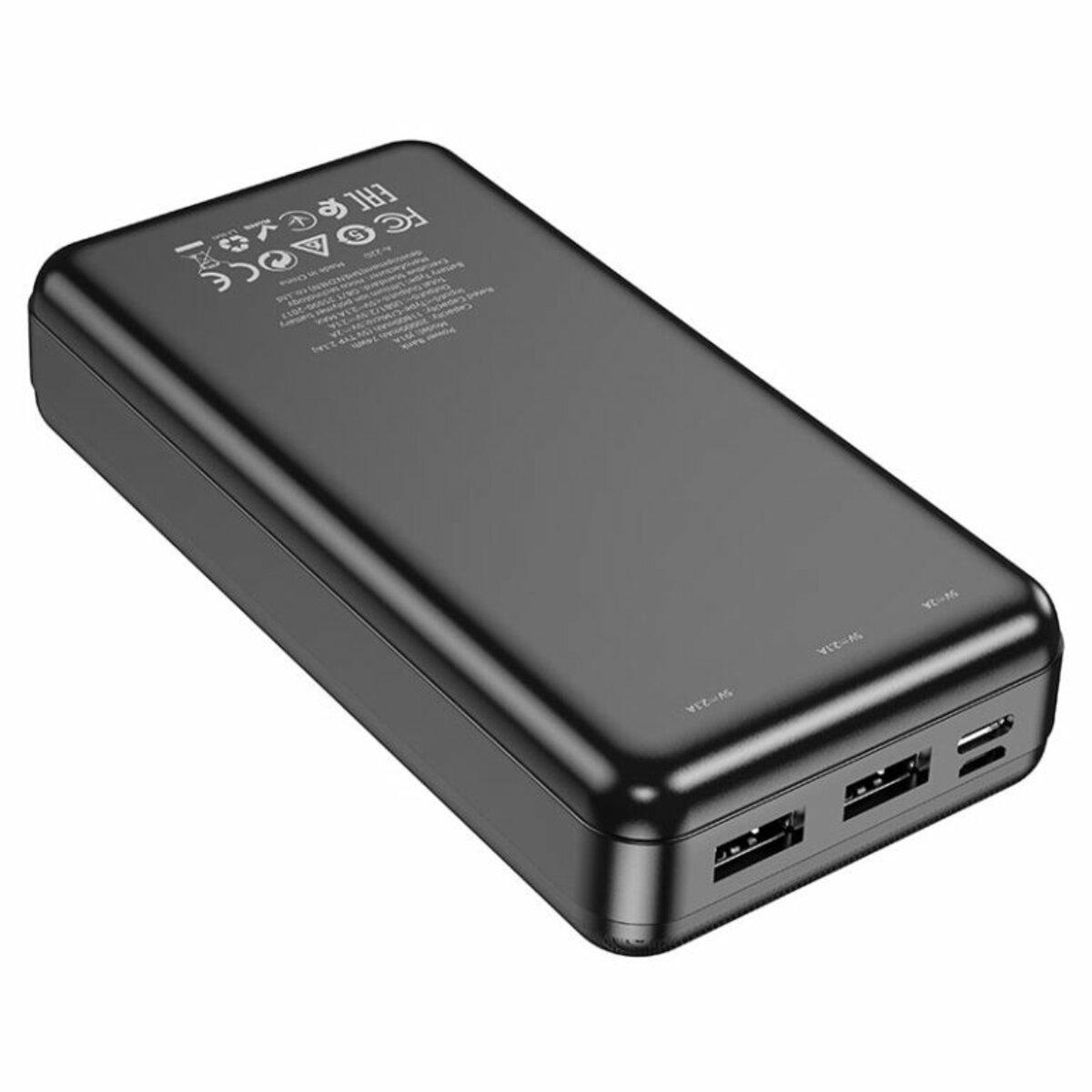 Павербанк HOCO J91A 20000 mAh Black (000206) - фото 3