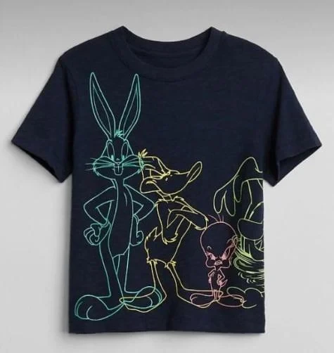 Футболка женская с принтом Pin-000-073 повседневная S Черный (2664082620)