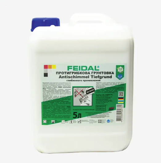 Ґрунтовка протигрибкова Feidal Antischimmel-Tiefgrund 5 л (2028273648)