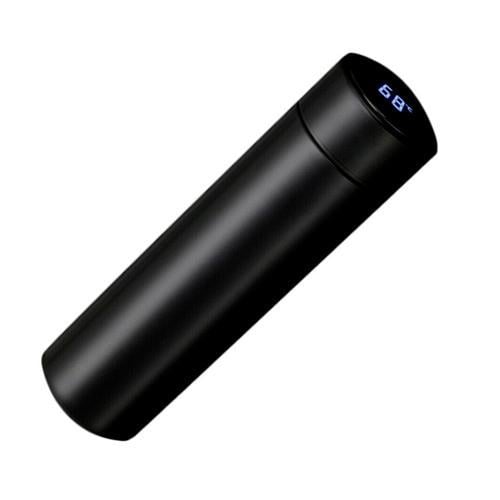 Термос з індикатором температури на 500 мл Чорний (4f02a847) - фото 1 Термос з індикатором температури на 500 мл Чорний (4f02a847) - фото 1